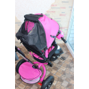 Trike City Sport с фарой и поворотным сиденьем (розовый)