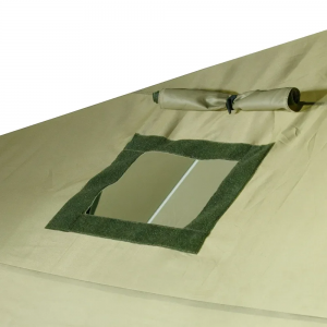 Баня-палатка куб походная СЛЕДОПЫТ, 215х215х205 см, 1 слой, цв. олива