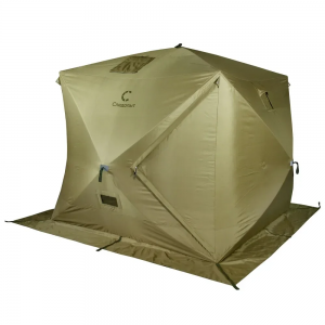 Баня-палатка куб походная СЛЕДОПЫТ, 215х215х205 см, утепленная, 3 слоя, цв. олива Баня-палатка куб походная СЛЕДОПЫТ, 215х215х205 см, утепленная, 3 слоя, цв. олива