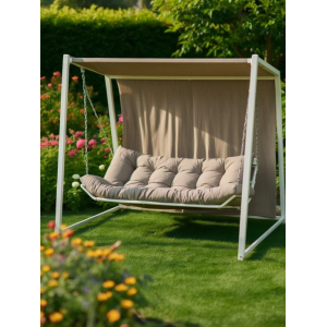 Садовые качели ПИК Монако 001 + москитная сетка, 210х165х191